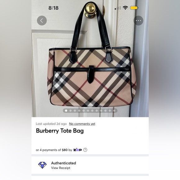 Burberry Tote Bag - Picture 15 of 17